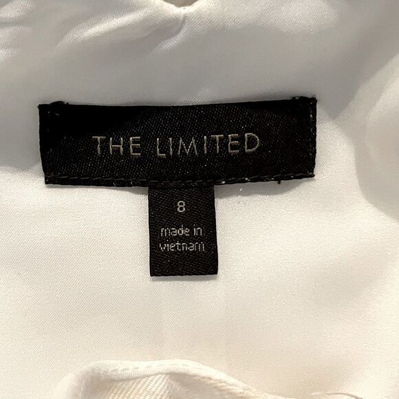 New! The Limited, White, Knee-Length, Lined Dress. Size 8. - Picture 3 of 7